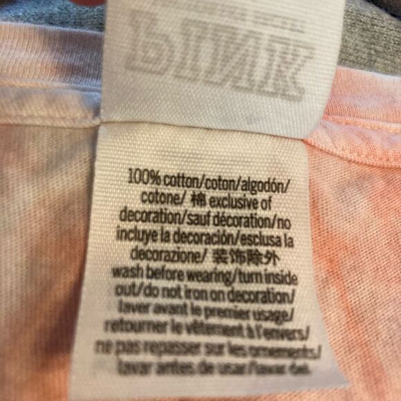 PINK VS oversized cotton tie dyed graphic T w/ side vents vacay vibes💕 - Picture 6 of 6